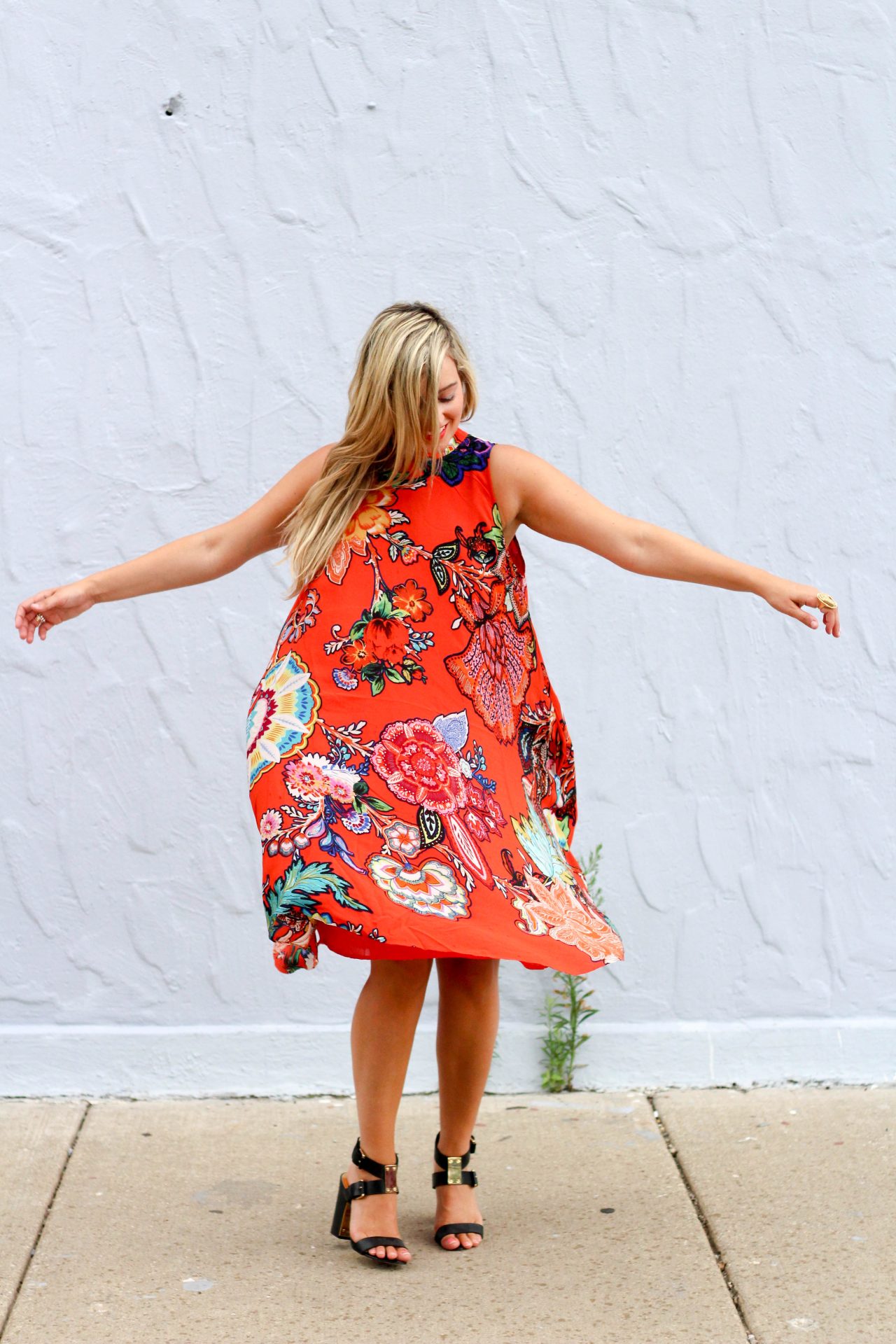 anthropologie swing dress