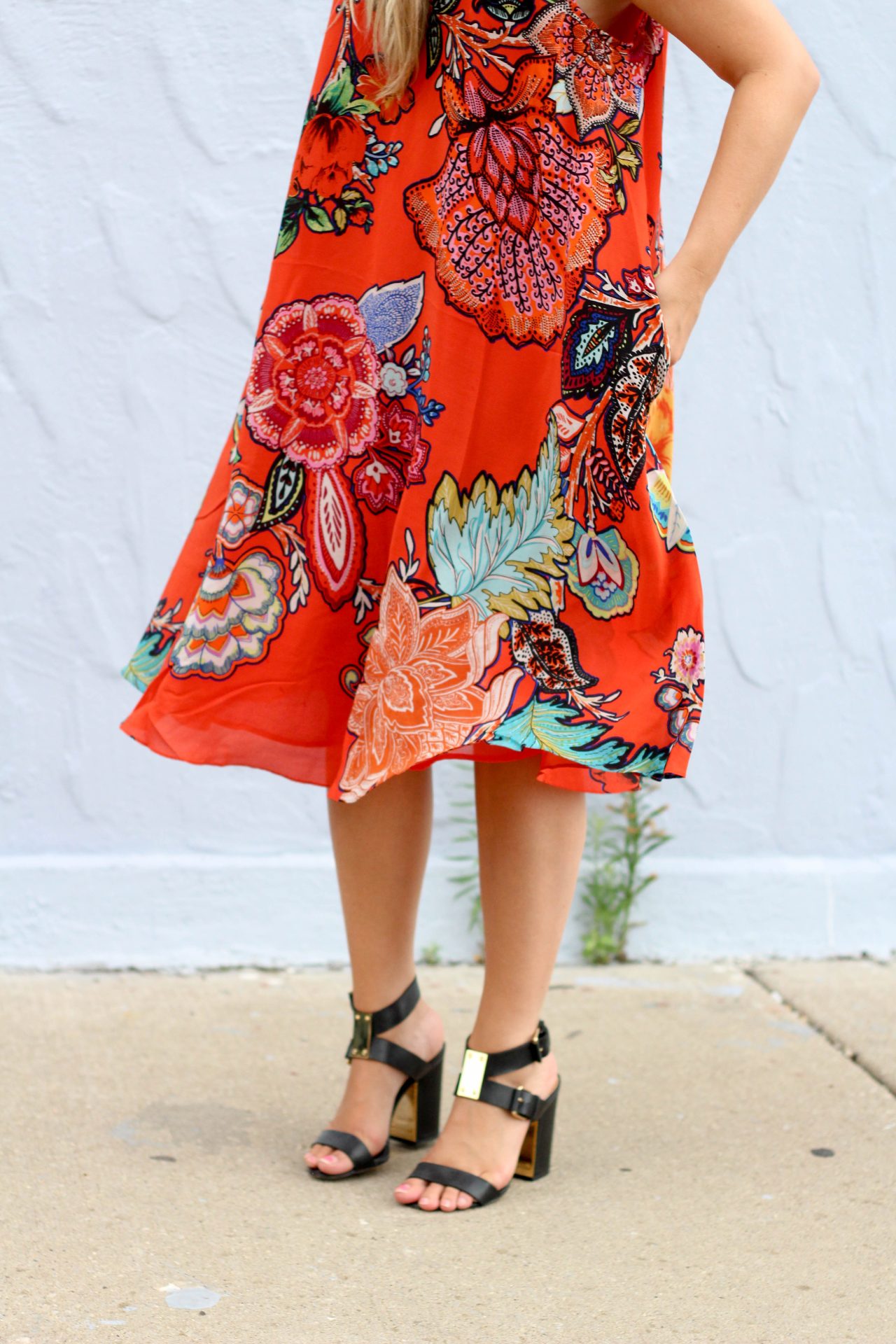 anthropologie swing dress