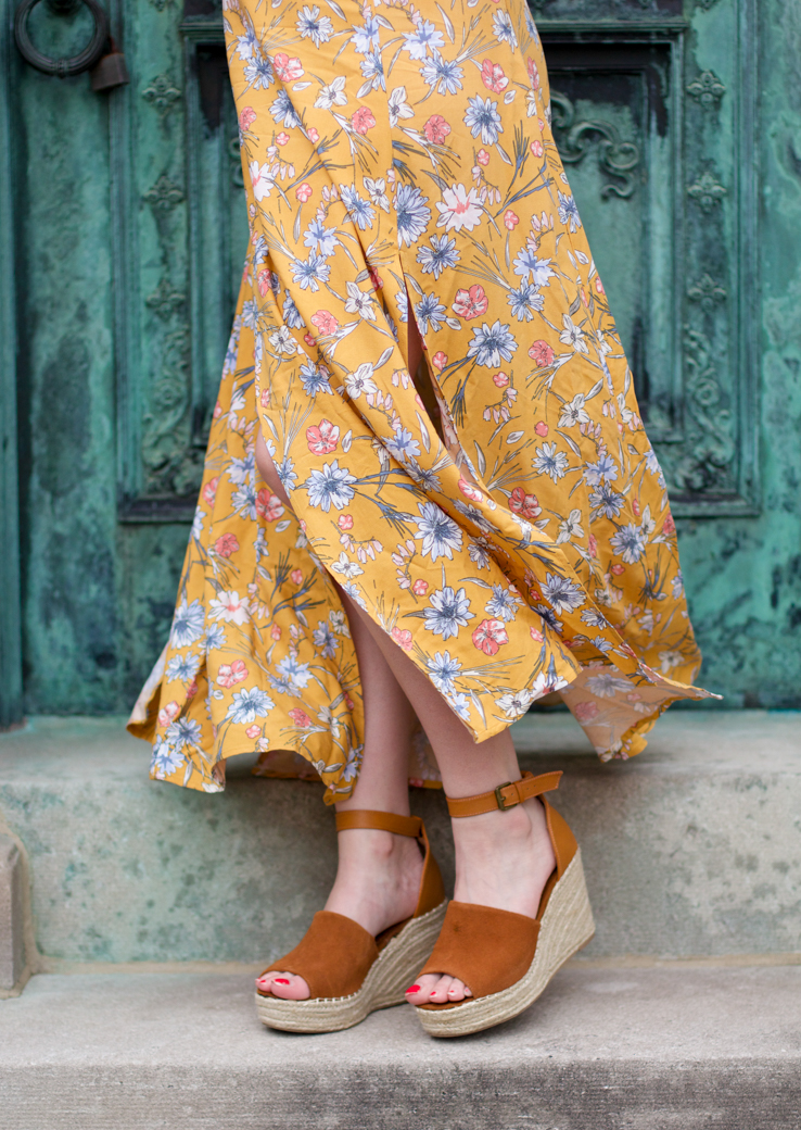 floral maxi dress