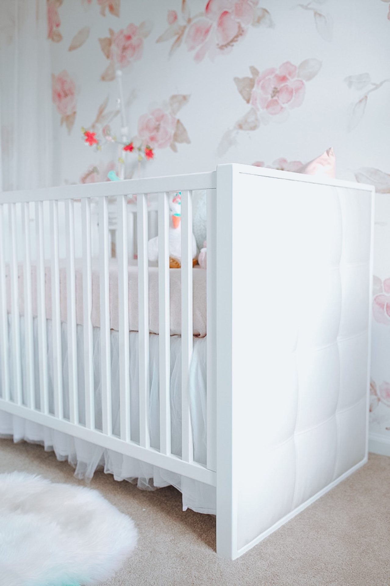 floral wallpaper nursery