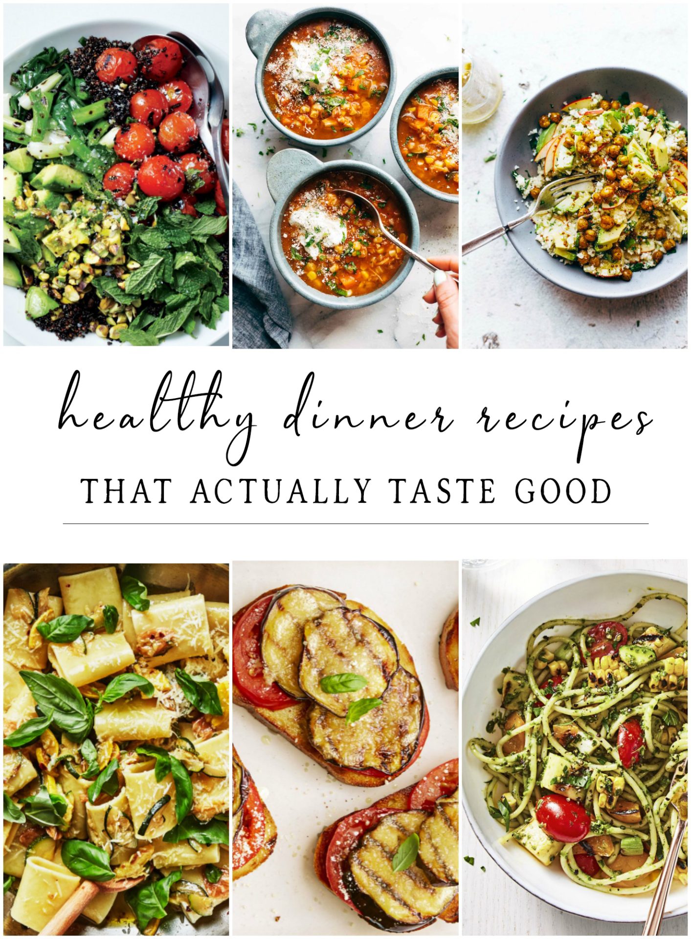 Healthy Dinner Recipes | Recipes That Actually Taste Good