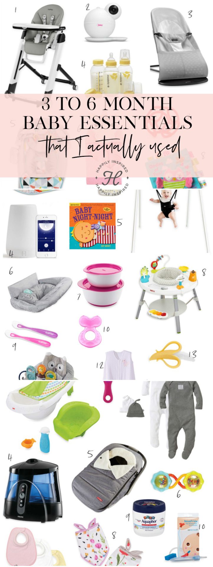 Baby necessities best sale first 6 months