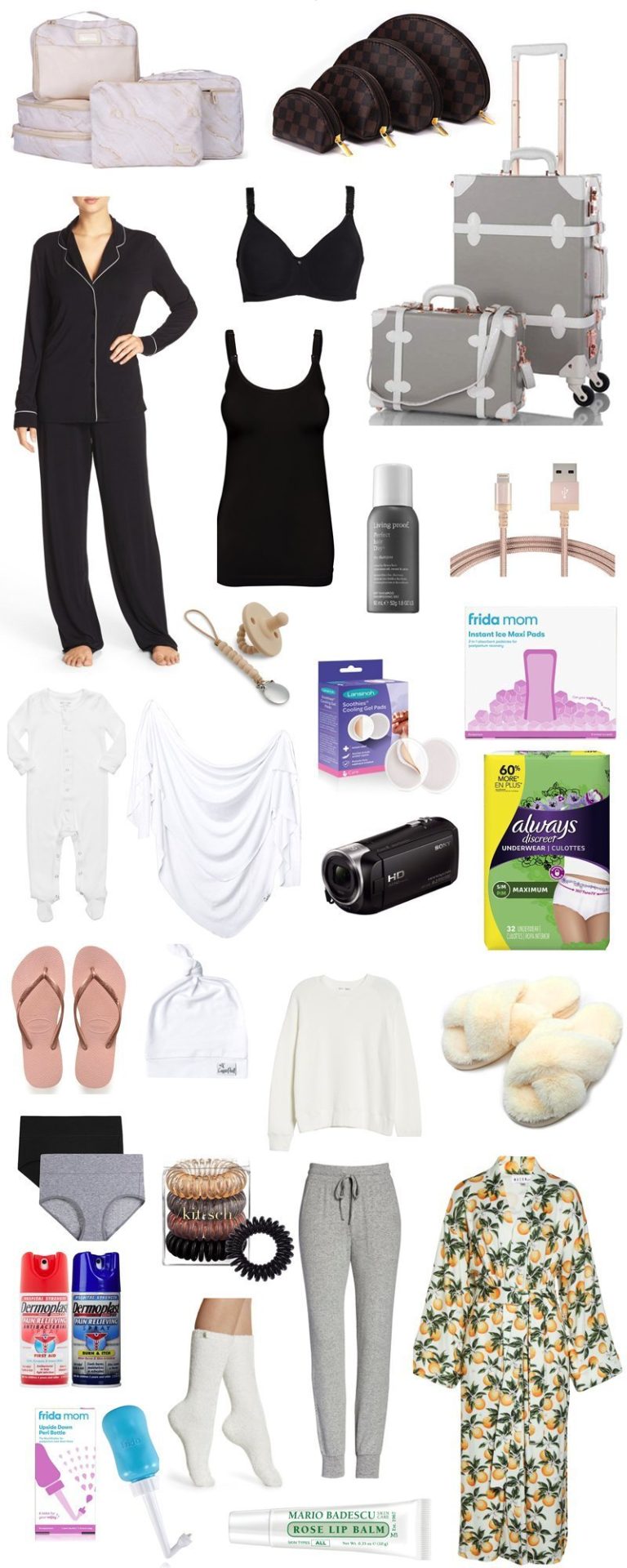 what to pack in hospital bag, what to pack in hospital bag for mom, what to pack in hospital bag for baby