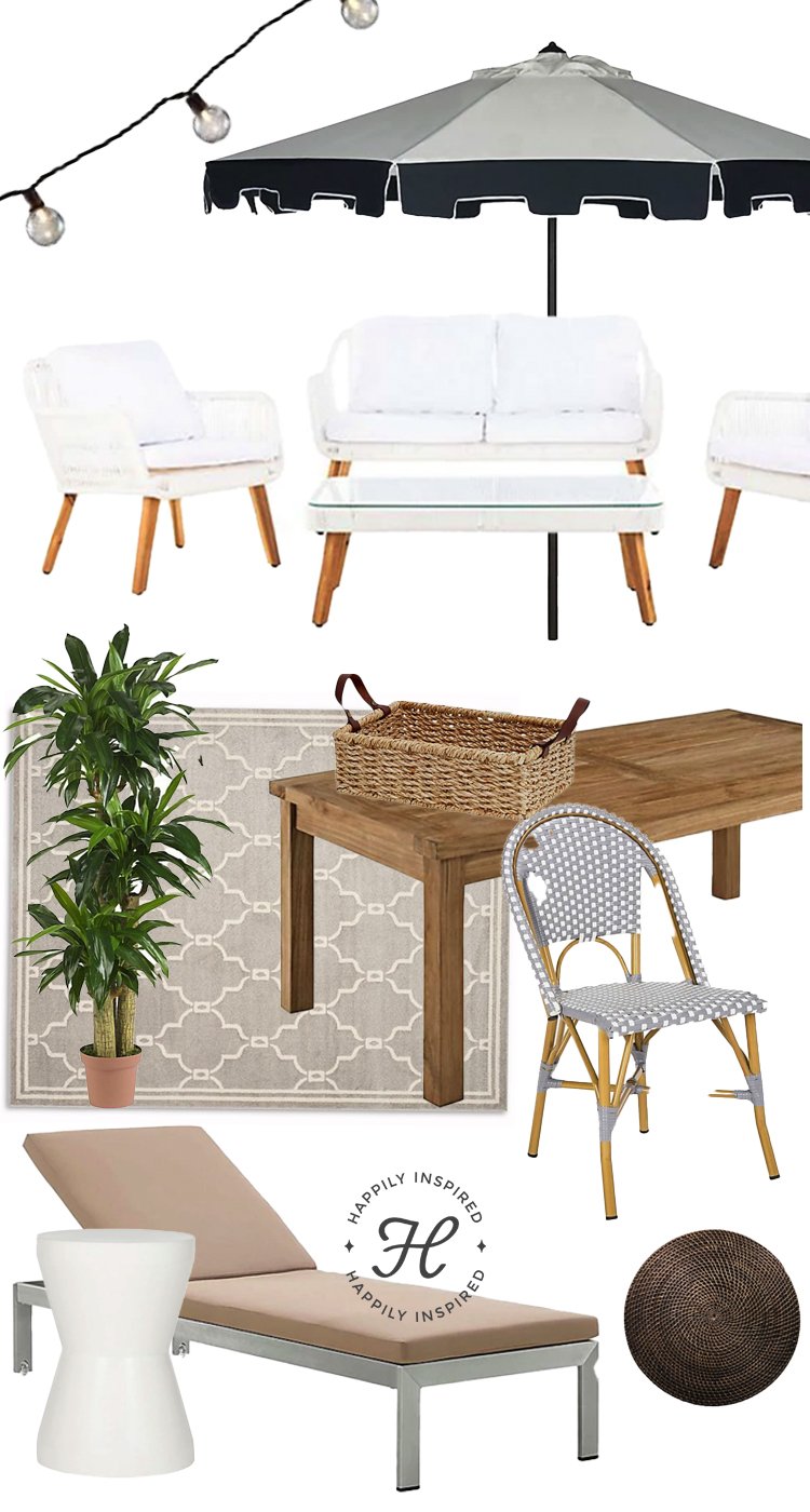 white patio furniture 