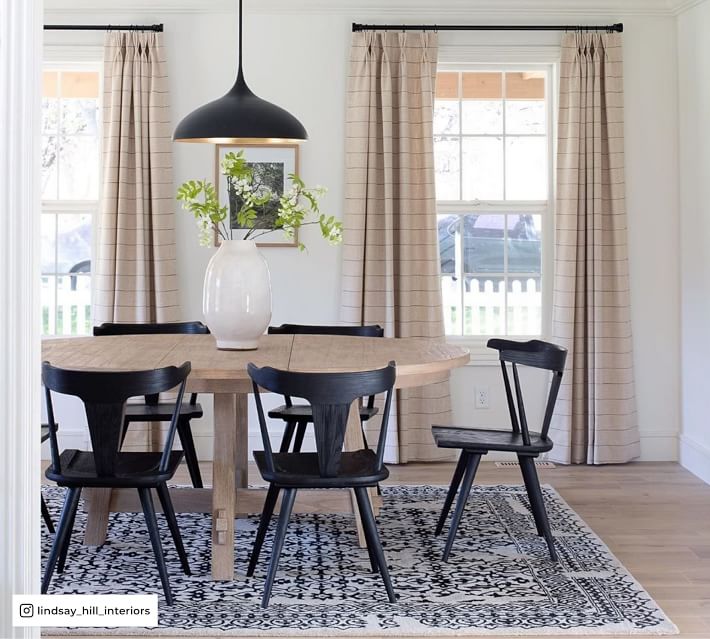 large round dining table