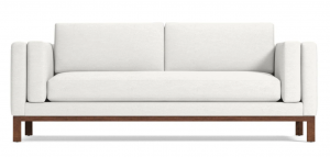 modern white sofa