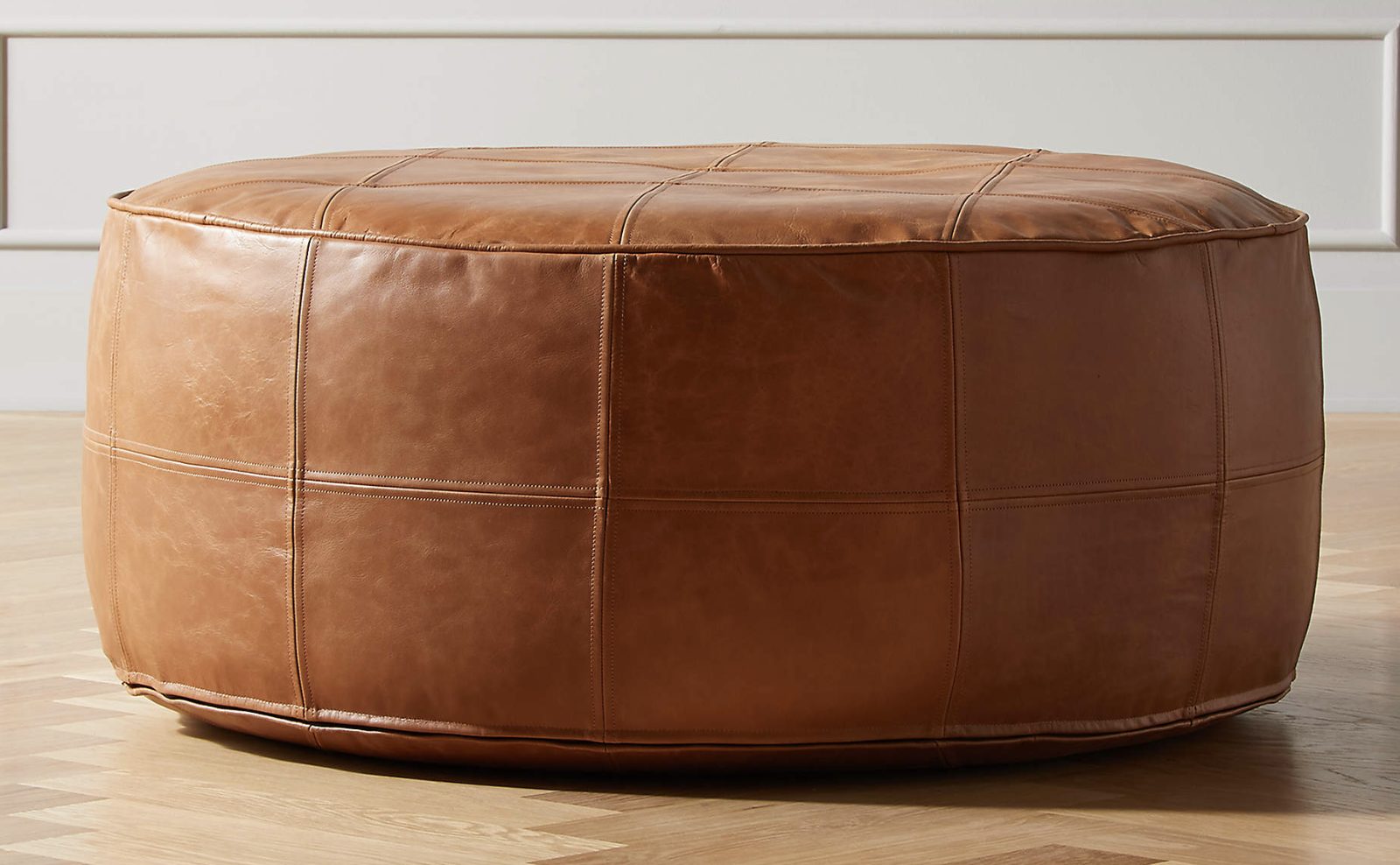 leather ottoman coffee table