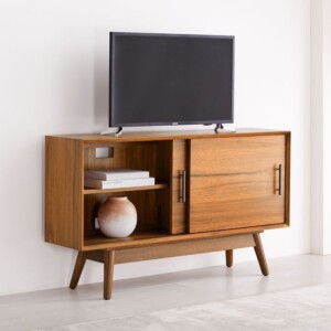 mid century modern tv stand