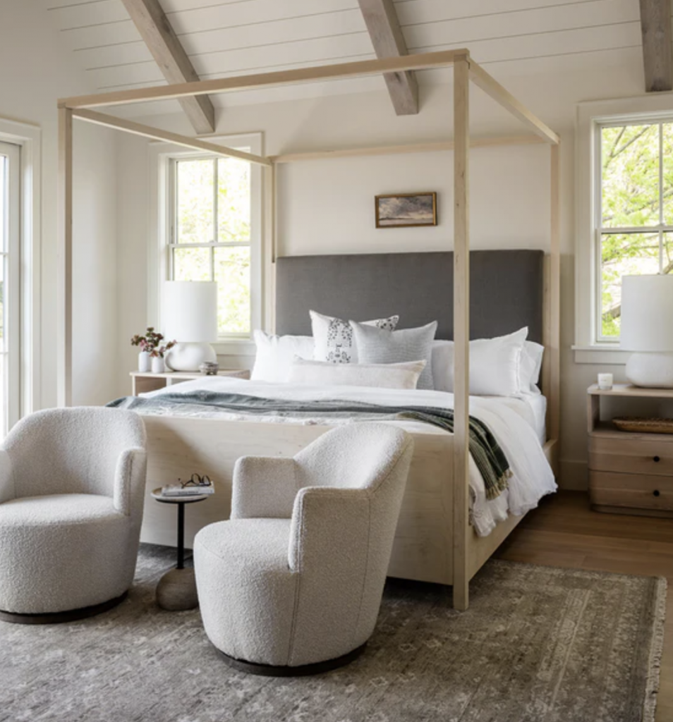 15 Boucle Chairs That Will Make A Statement Happily Inspired