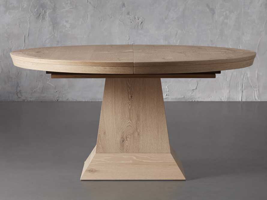 extendable round dining table