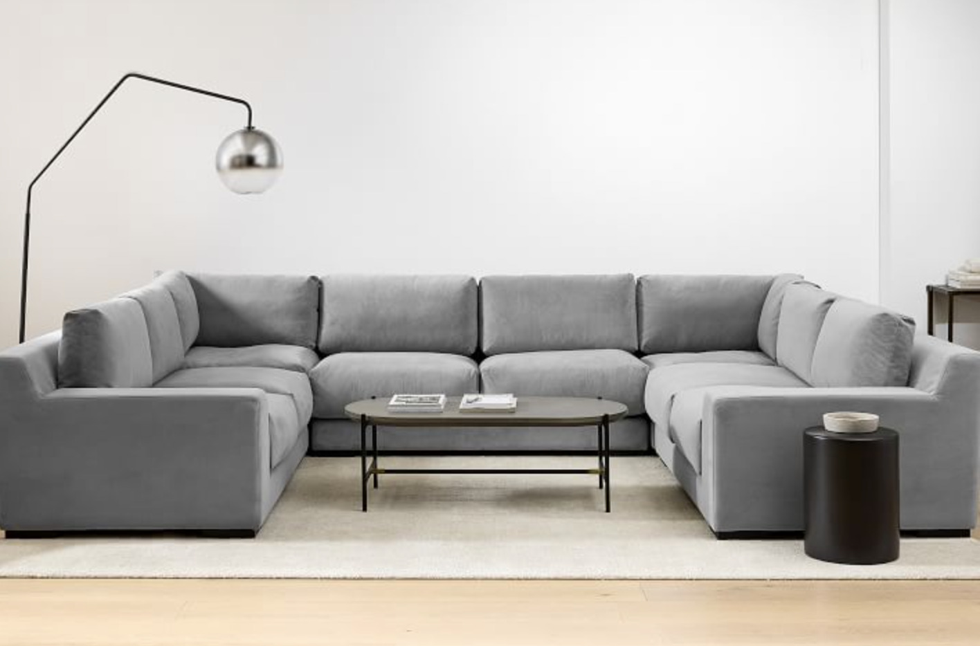 u shaped sectional