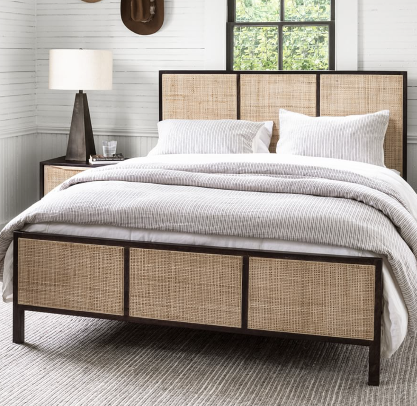 cane headboard