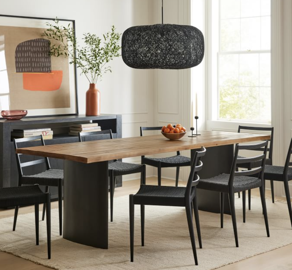 17 Mid Century Modern Dining Tables that are Timeless - Happily Inspired