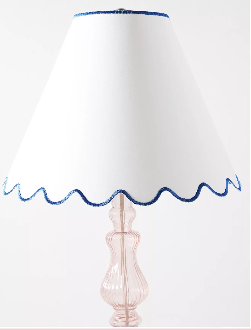 scalloped lamp shade