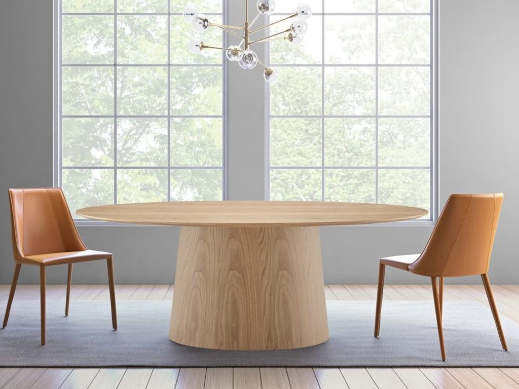 23 Oval Dining Tables For Every Design Style Happily Inspired
