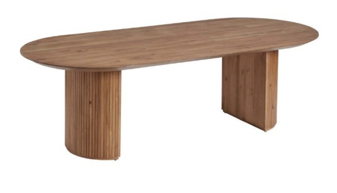 oval dining table for 6