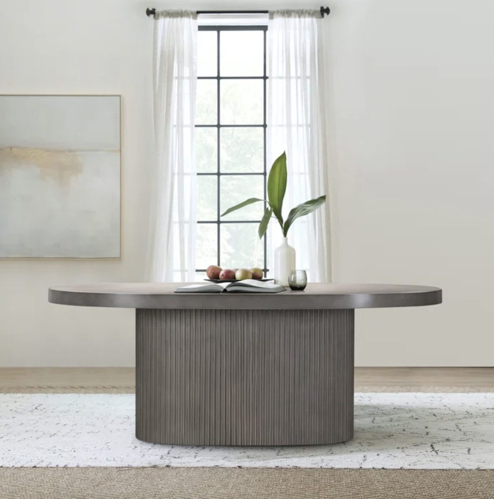 23 Oval Dining Tables For Every Design Style - Happily Inspired