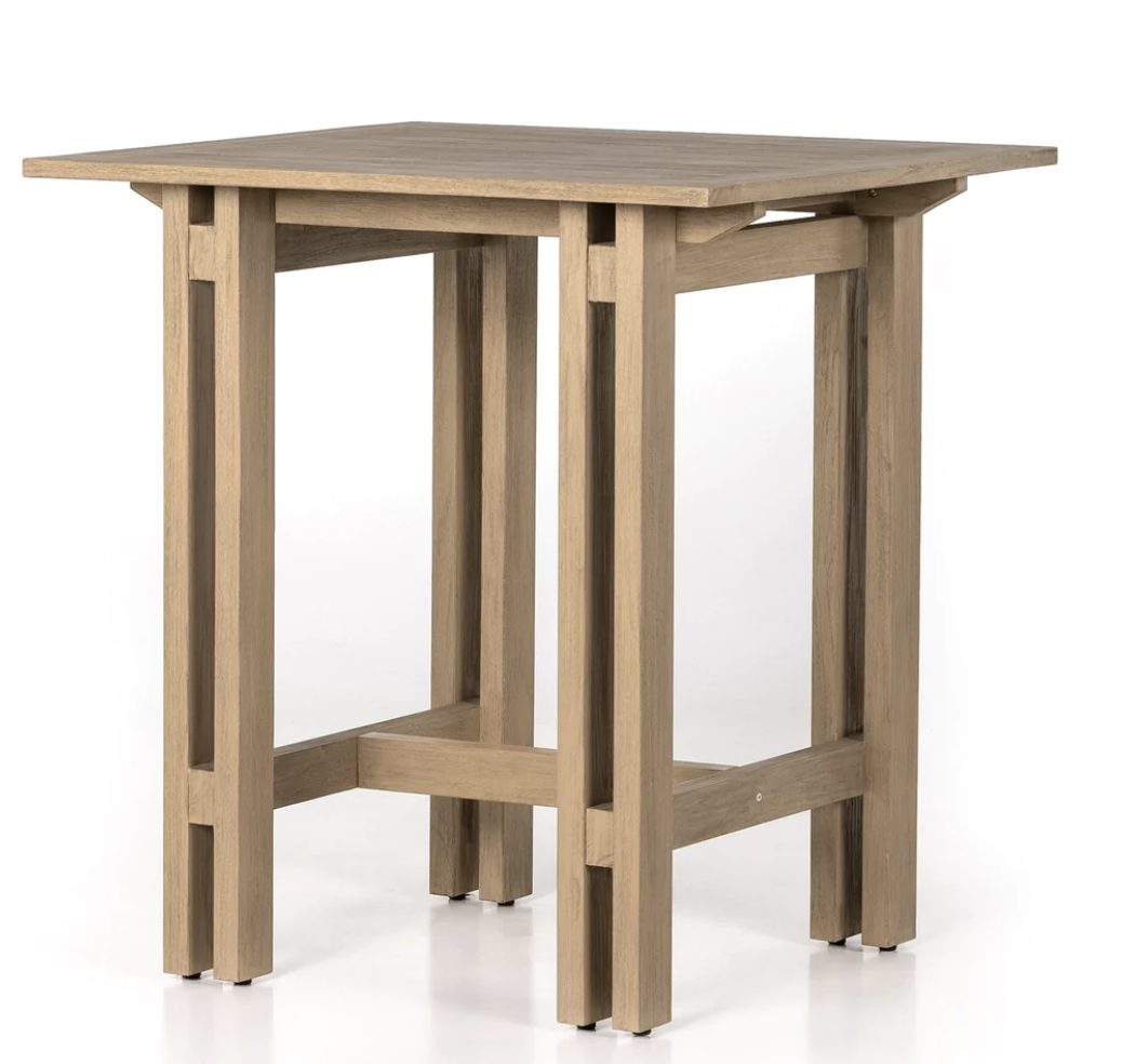 wooden bar table