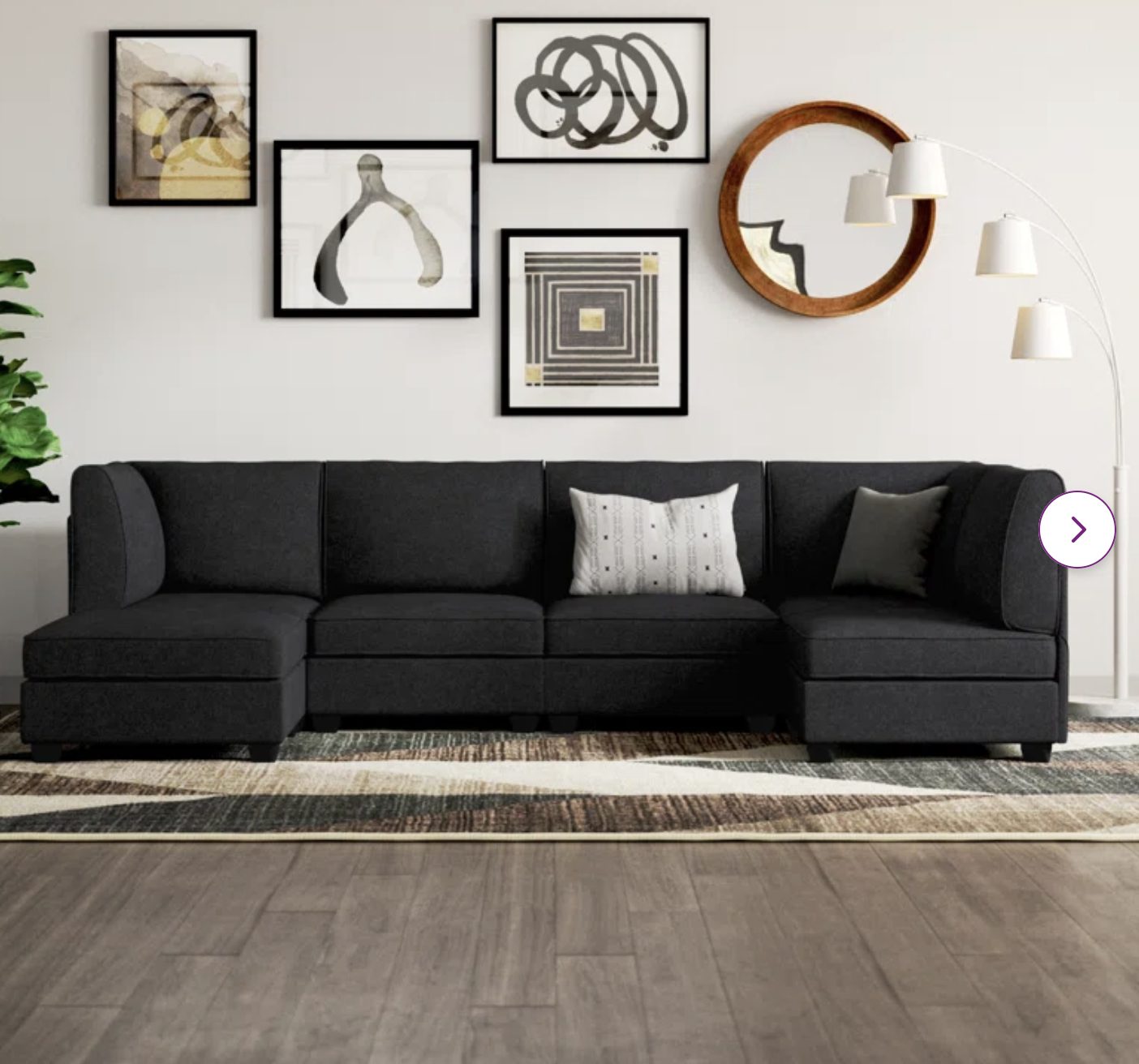 17 Of The Best Black Sectional Couches