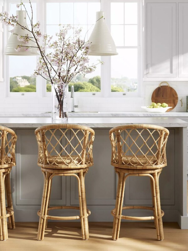 rattan bar stools