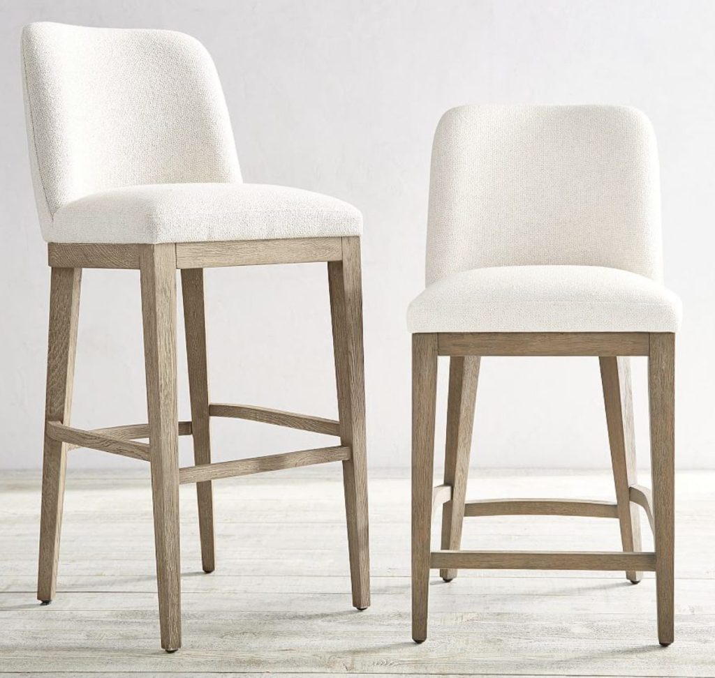 white bar stools