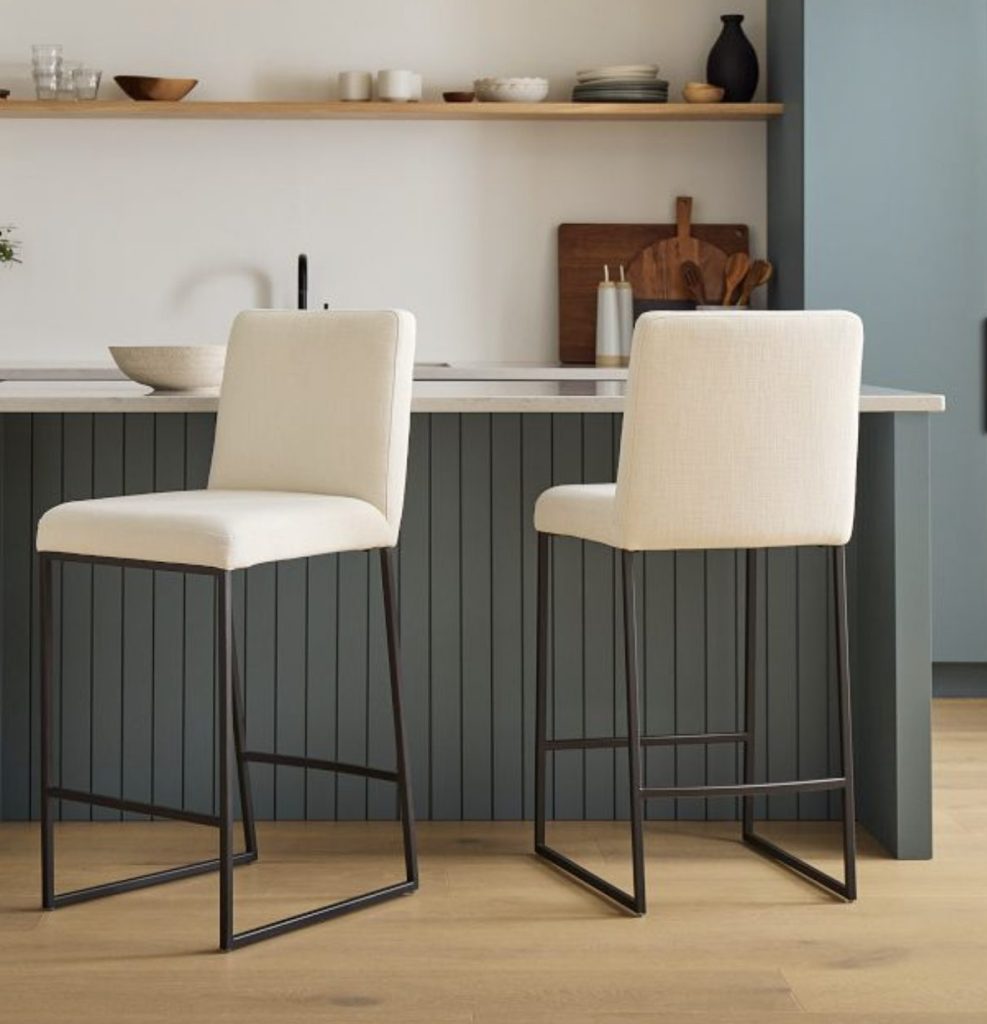 white bar stools