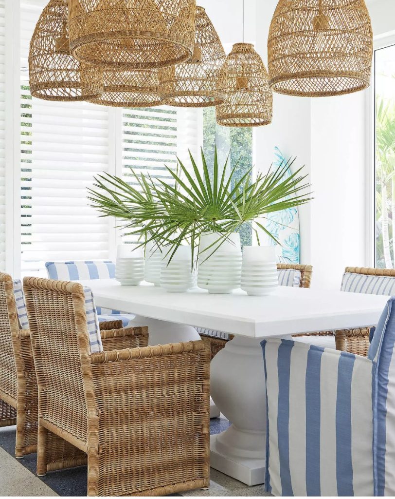 white marble dining table