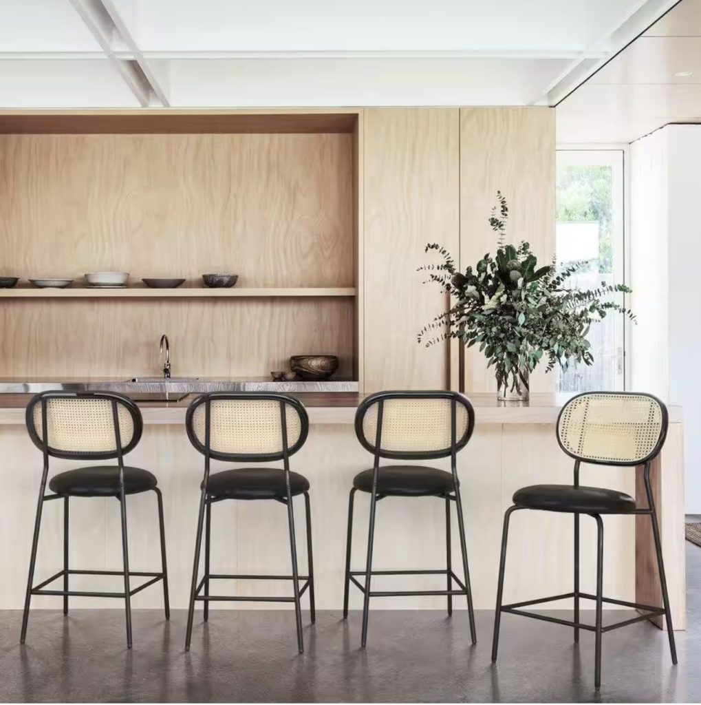 black bar stools set of 4