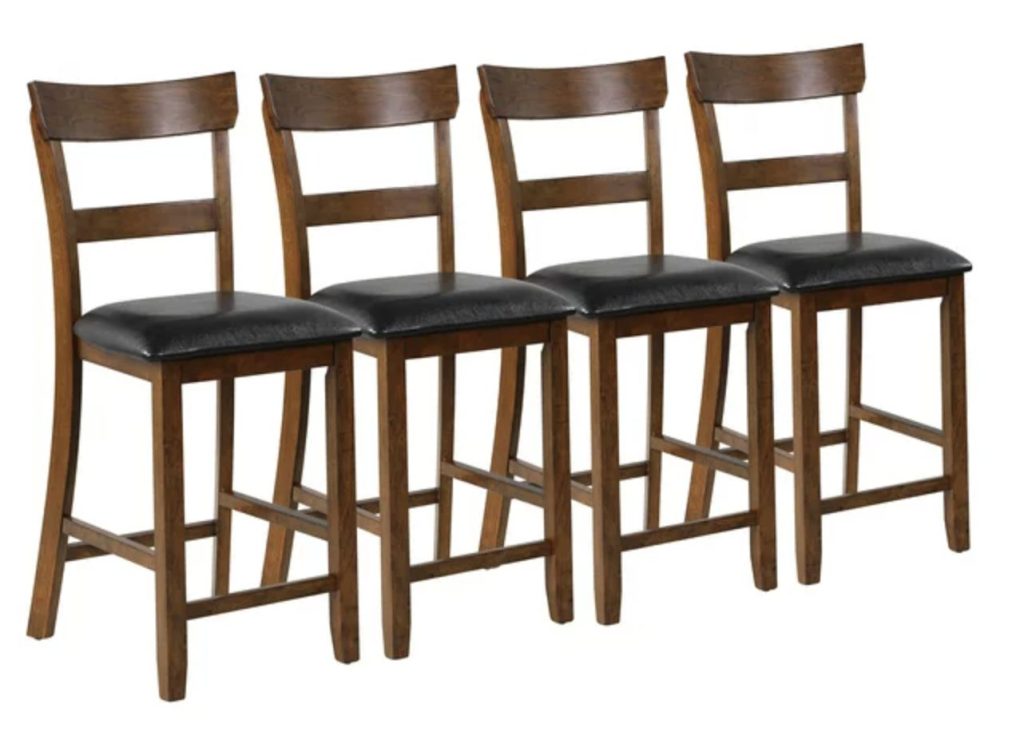 set of 4 bar stools