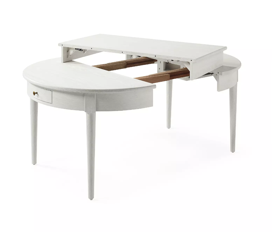 round extendable dining table