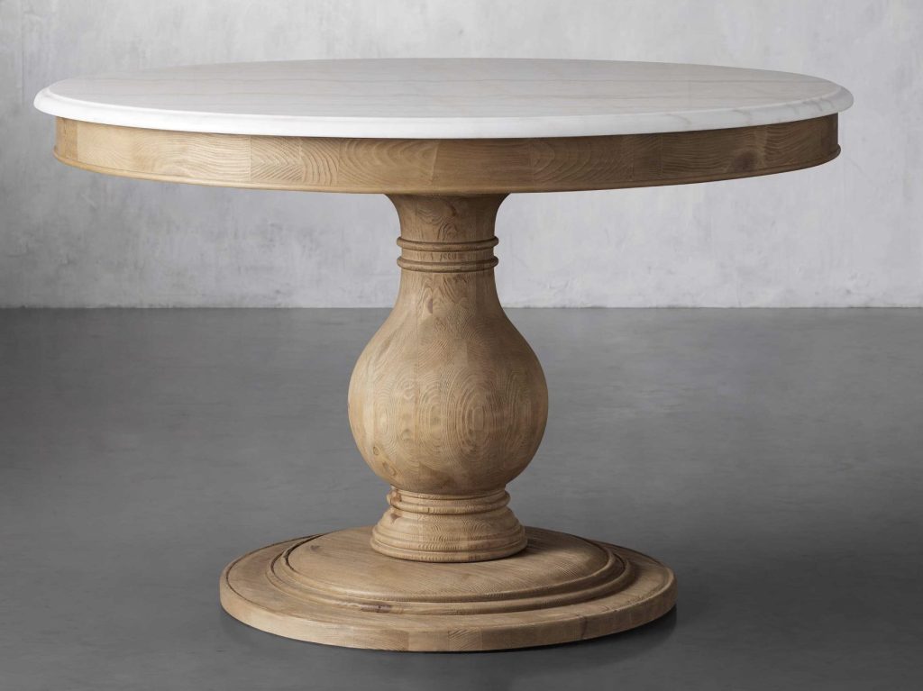 marble wood table