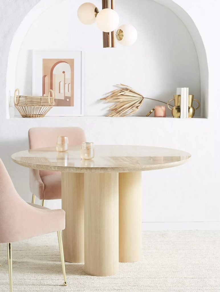 marble modern dining table