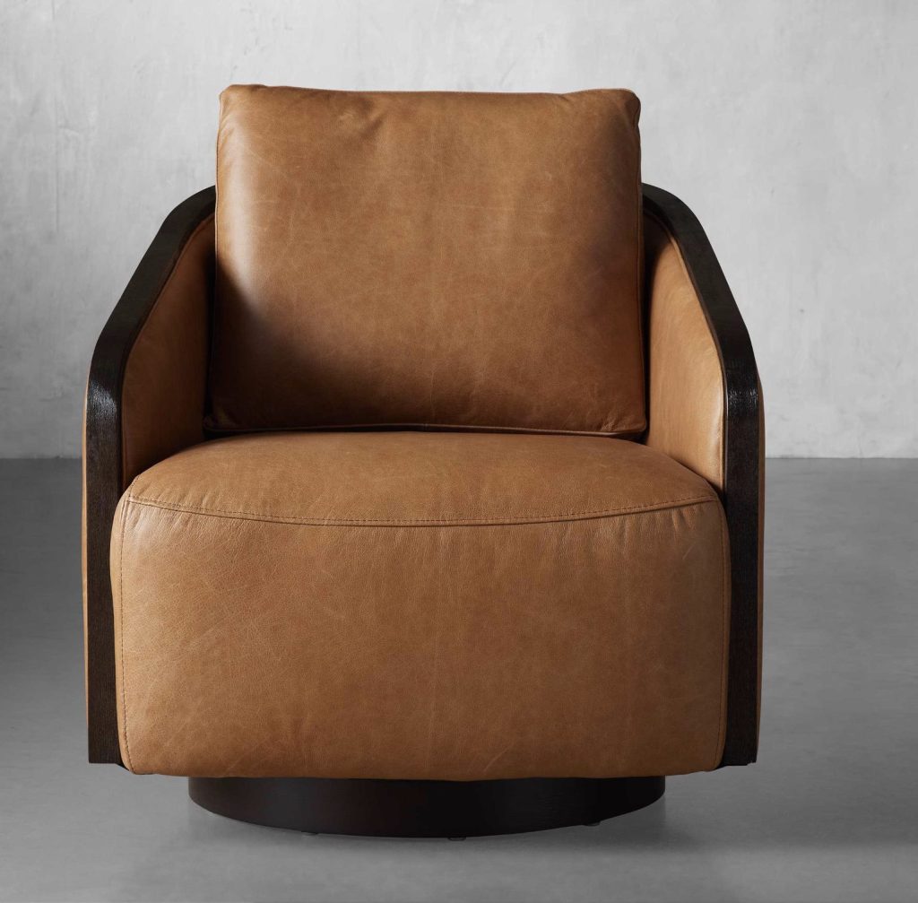 leather swivel chair