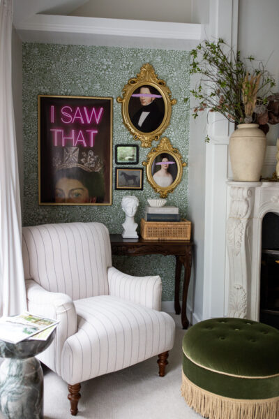 Living Room Nook Ideas | Before and After with Wayfair - Happily Inspired